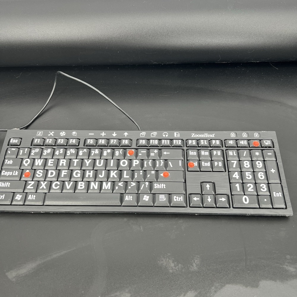 Logickeyboard ZoomText LXH‎ JME7596H Wired Keyboard NEW Without Box